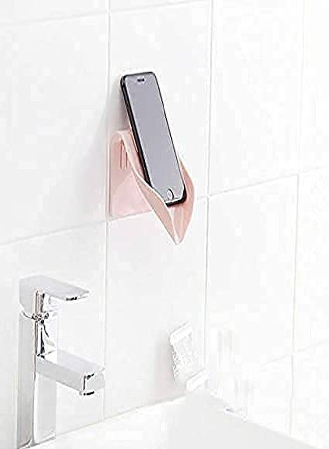 Dhanuom Soap Holder for Bathroom Kitchen Sink Self Adhesive Soap Stand for Bathroom with Removable Drain Tray,Non-Drill Fish Shape Cute Wall Mount Soap Holder(4 Pcs Multicolor) - Image 3